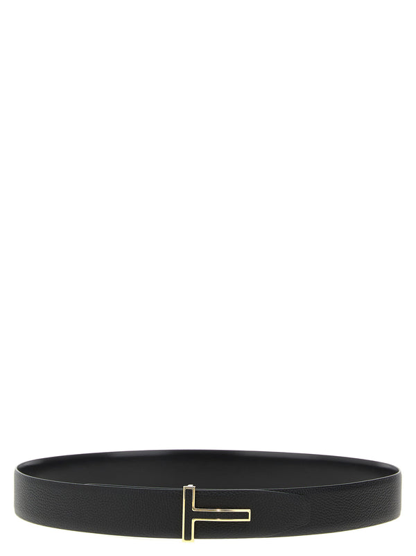 Tom Ford Logo Buckle Reversible Belt