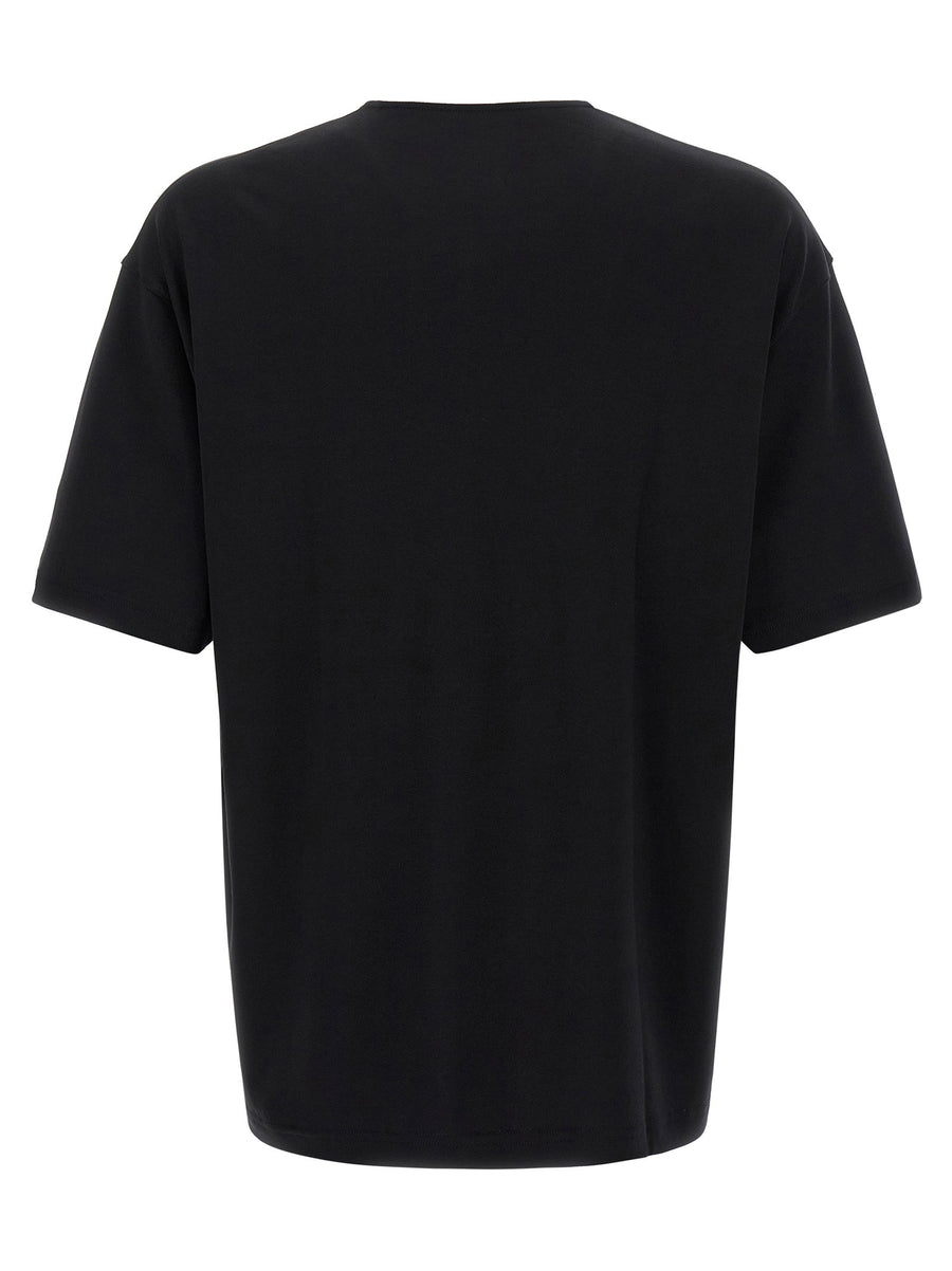 Lemaire Cotton Silk T Shirt for Men Luxurious Soft Blend With Chest Pocket Dropped Shoulders