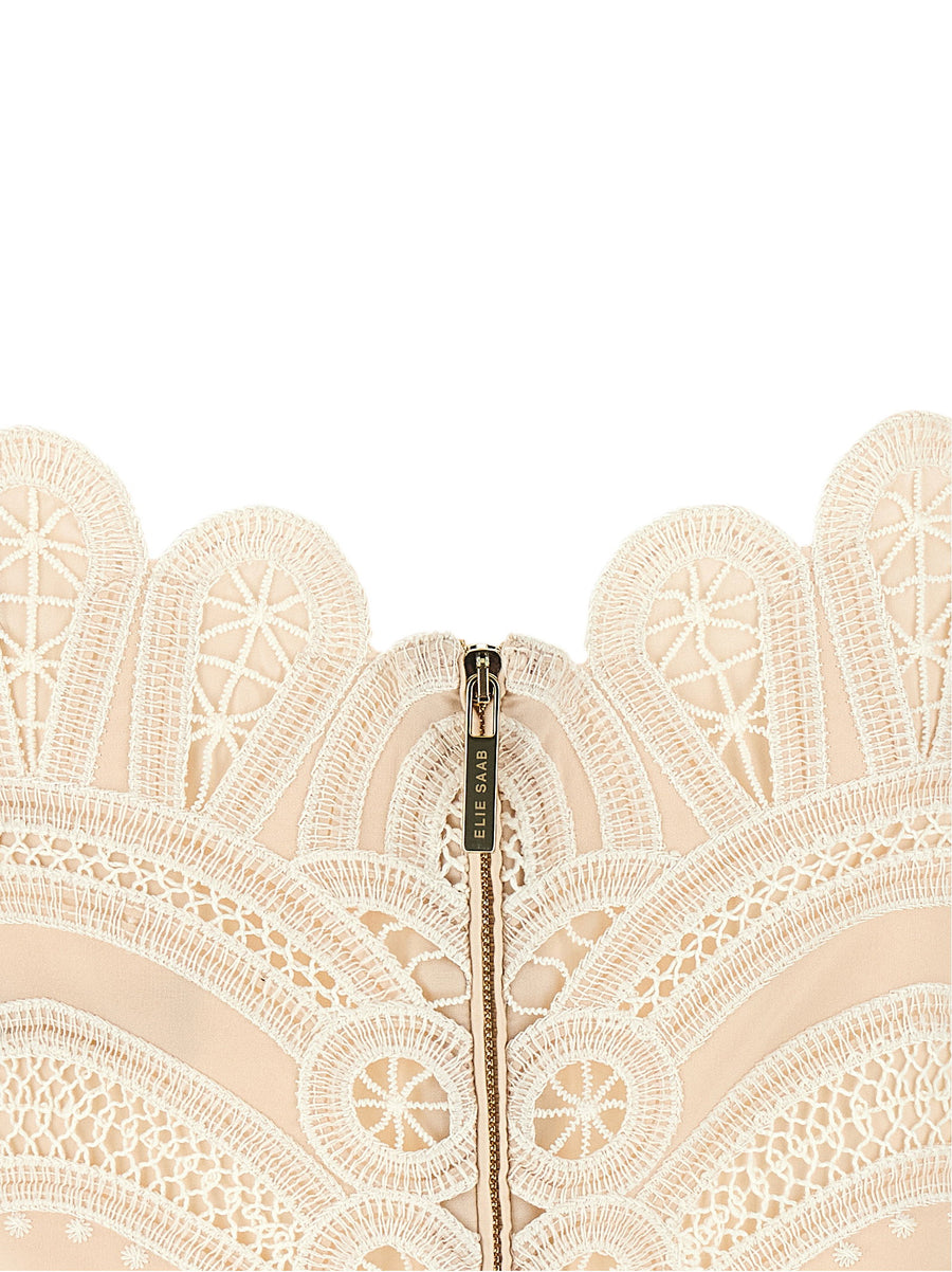 Elie Saab Macramé Bralette