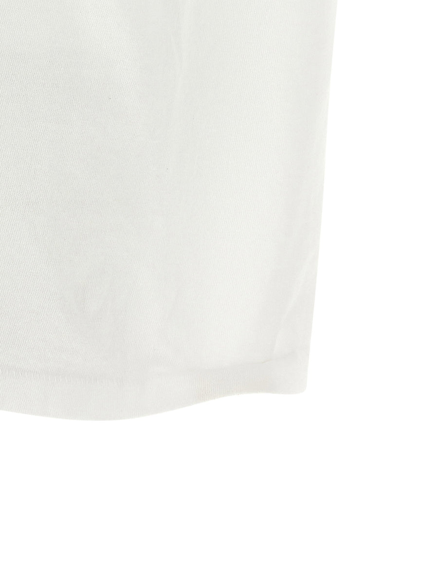 Gallery Dept French Collector White Cotton T Shirt With Back And Sleeve Prints