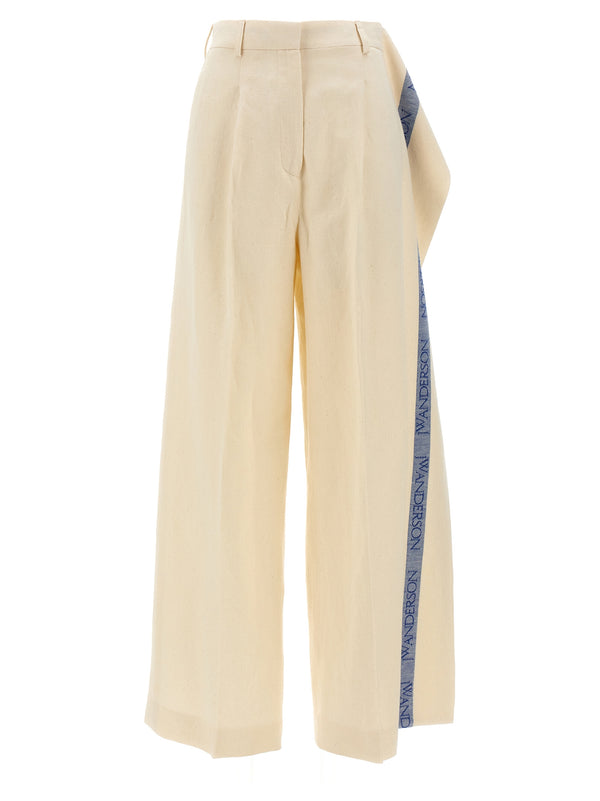 J.w.anderson Logo Band Panel Pants