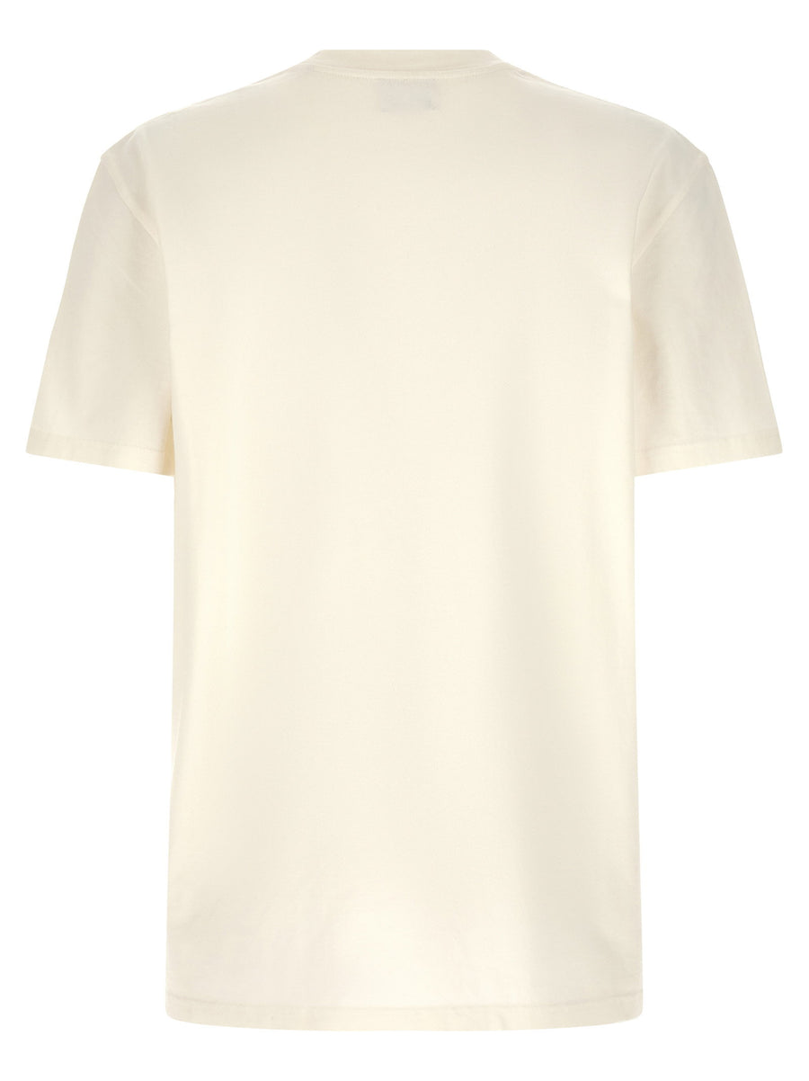 Marant Hugo T Shirt Men 100 Percent Cotton Crew Neck Logo Patch Relaxed Fit Everyday Essential