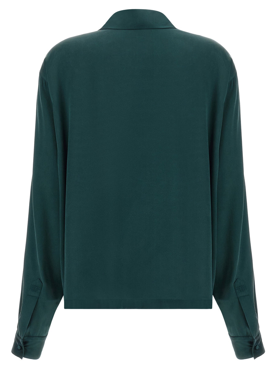 Tom Ford Satin Silk Polo Shirt