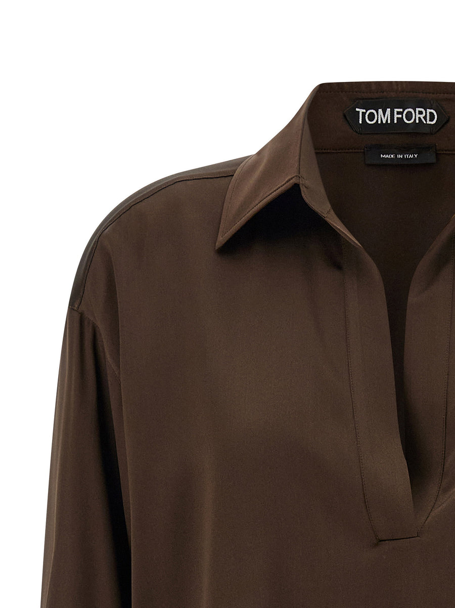 Tom Ford Silk Polo Shirt