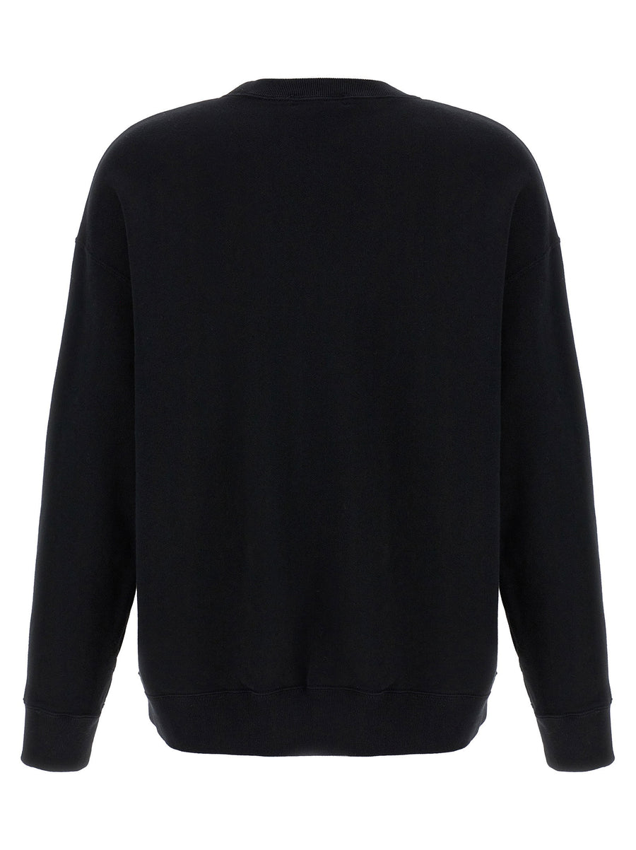Undercover Women's Print Sweatshirt Black 100% Cotton Brushed Knit Bold Front Print Everyday Essential