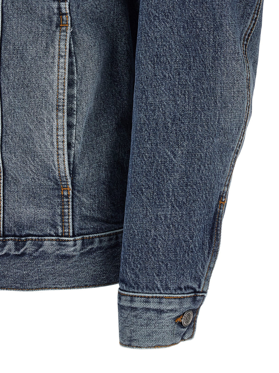 Department 5 Soul Denim Jacket For Men Blue Stonewashed 100 Percent Cotton Timeless Everyday Layer