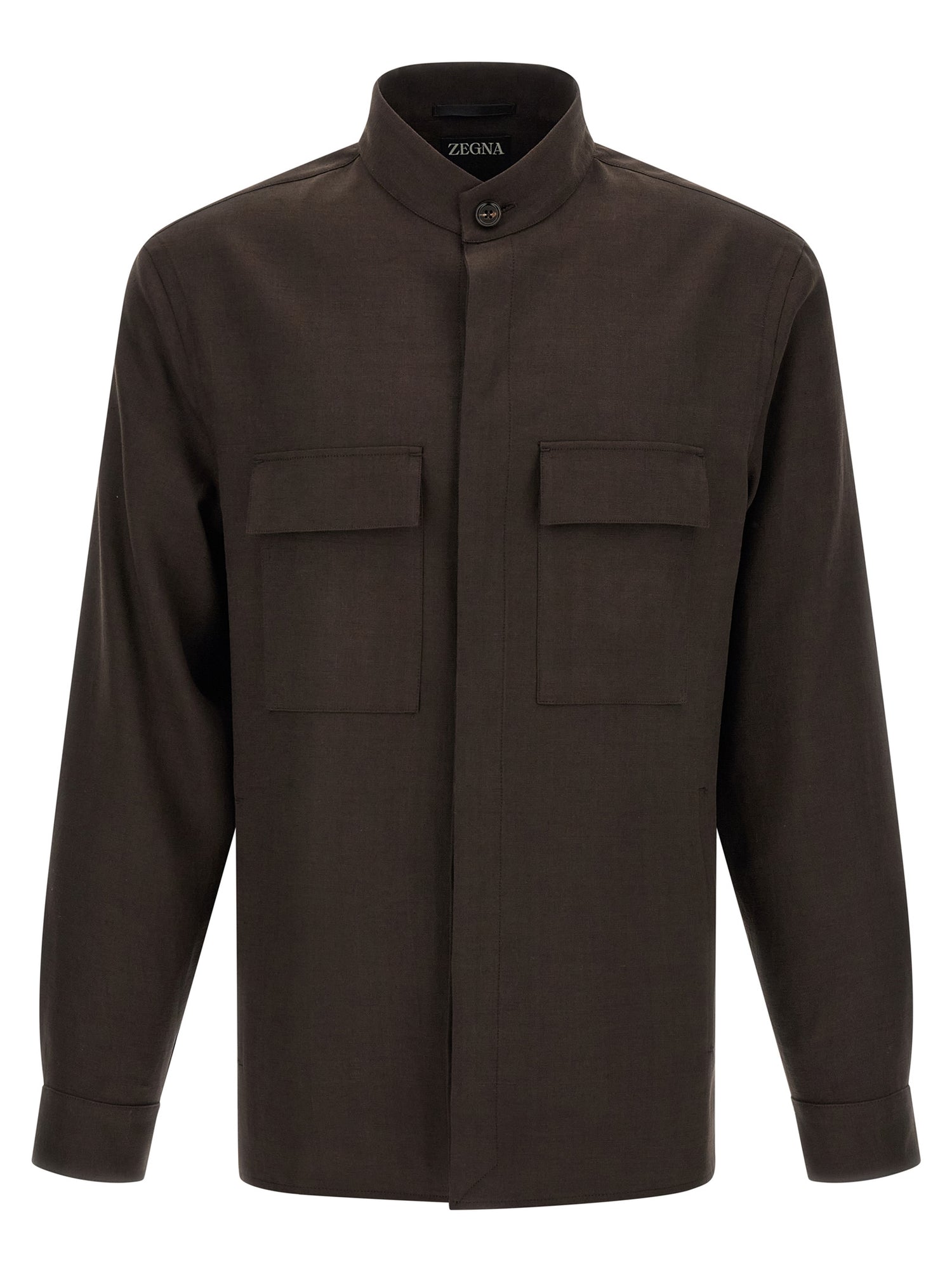 Zegna Oasi Lino Overshirt