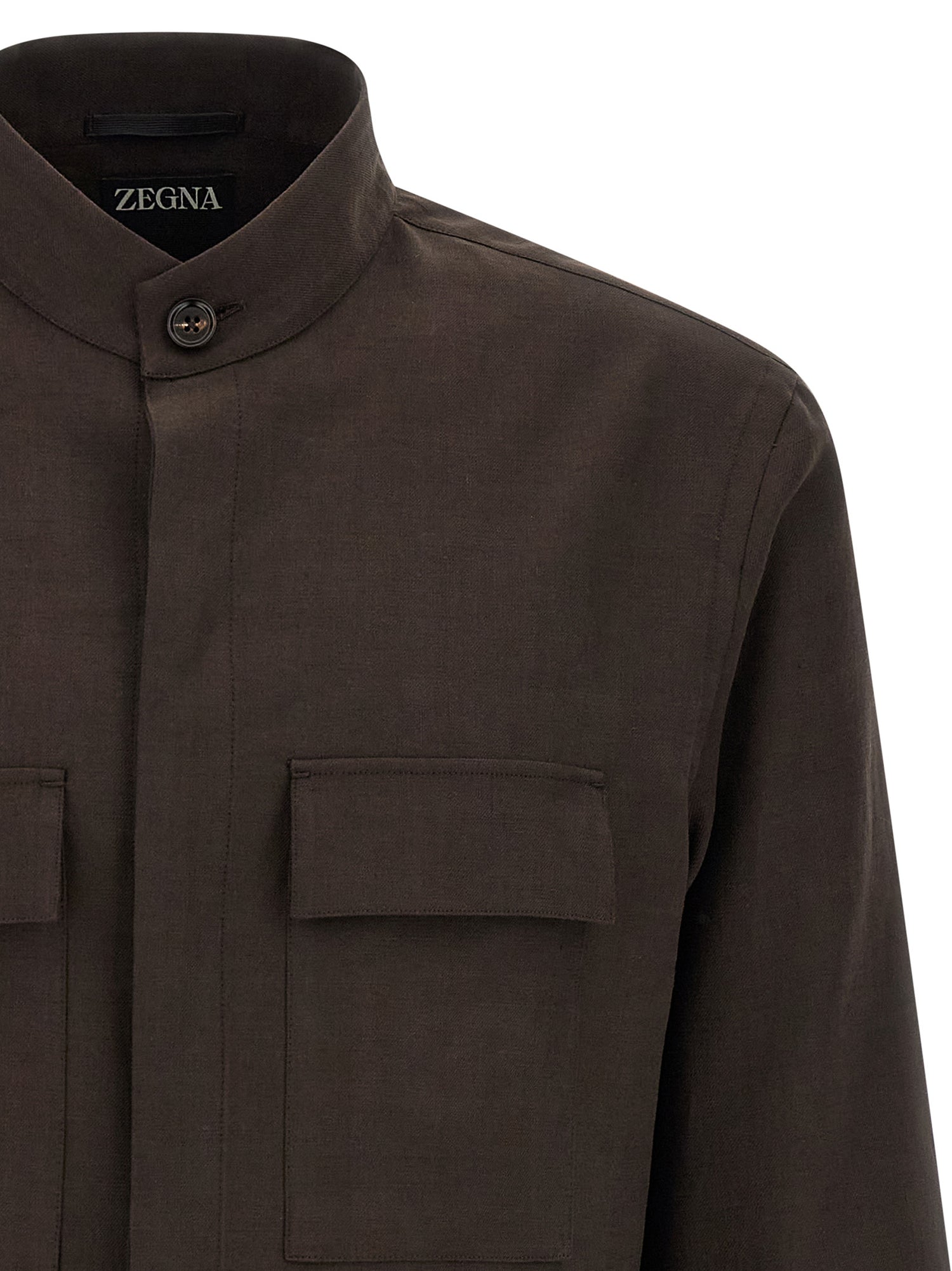 Zegna Oasi Lino Overshirt