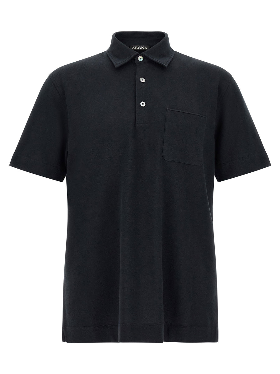 Zegna Polo Shirt With Pocket