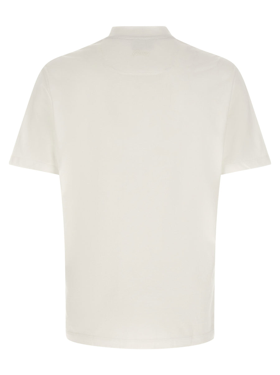 Brioni Logo Embroidery T-shirt