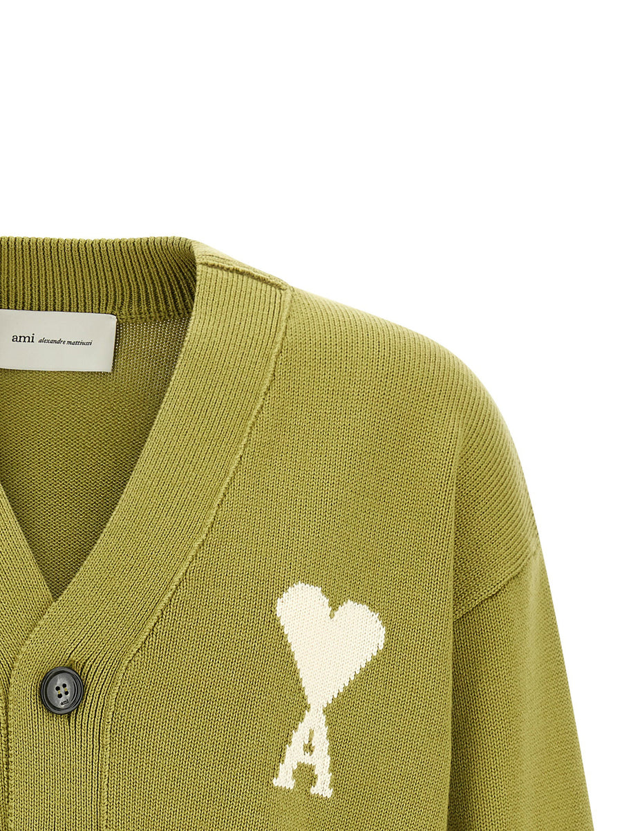 Ami Paris Ami De Coeur Cardigan