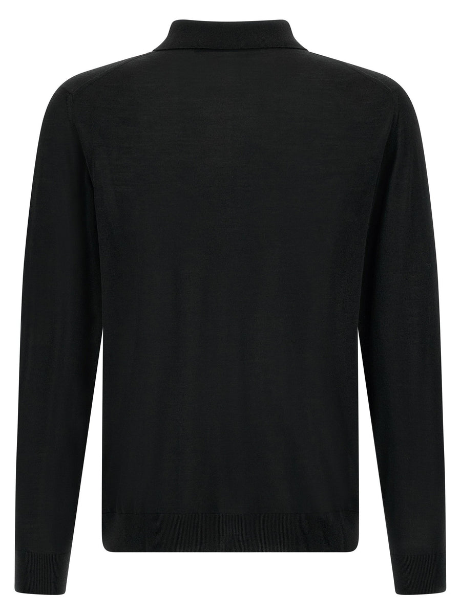 Kiton Wool Polo Shirt 14 Microns