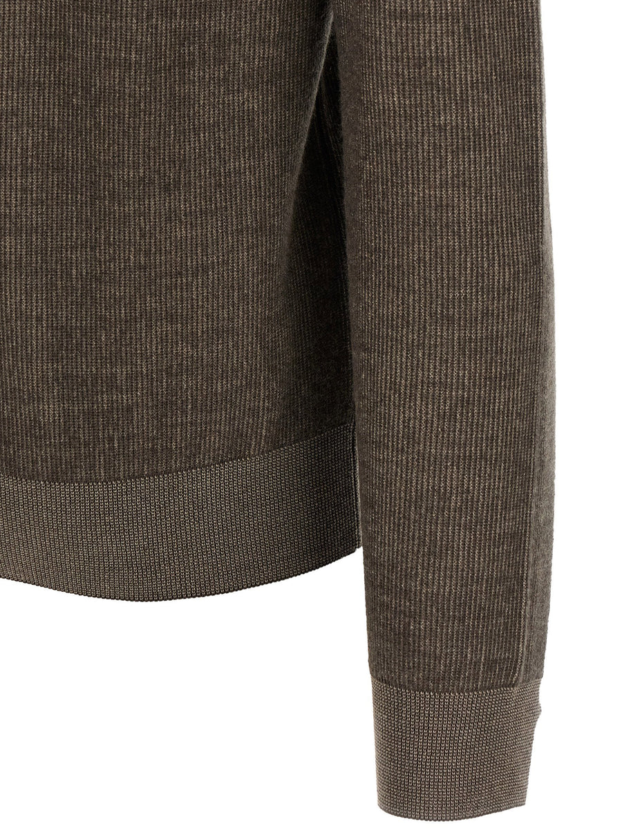 Brioni Vanisé Weave Sweater