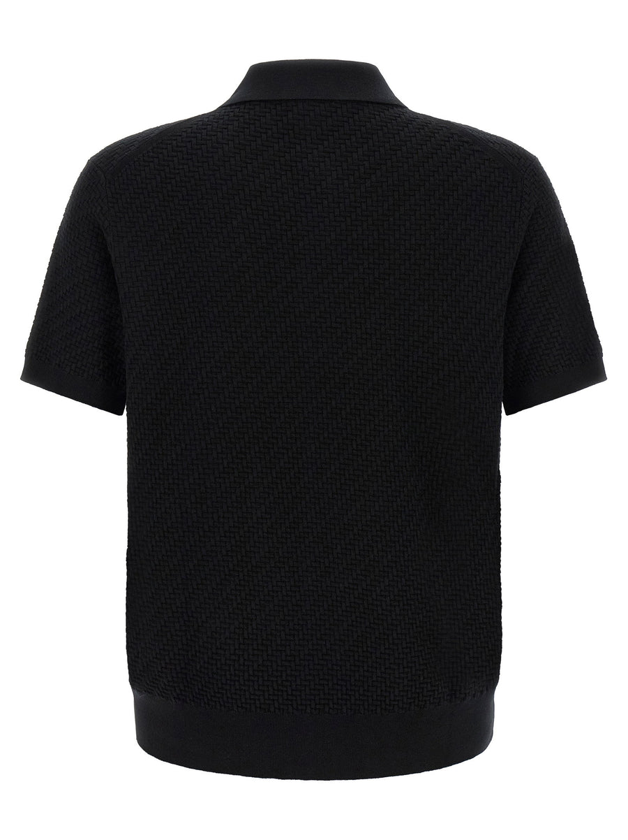 Brioni Trama Weaving Polo