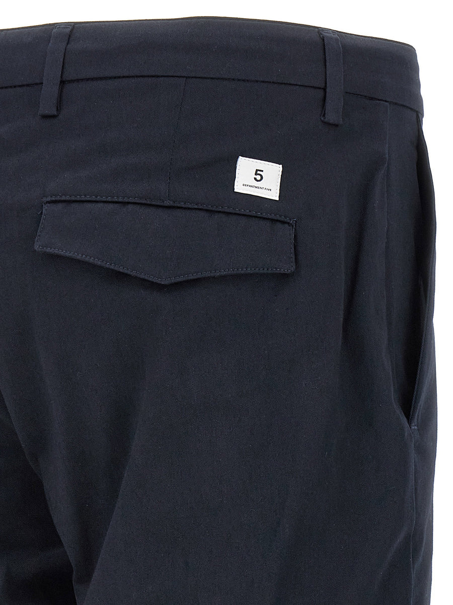 Prince Pants Department 5 Cropped Stretch Cotton Trousers For Men Premium Urban Versatile