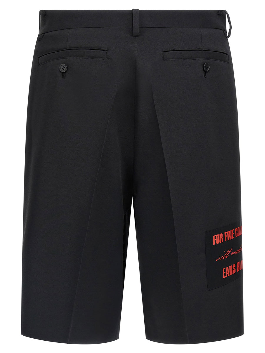 Undercover Patch Bermuda Shorts