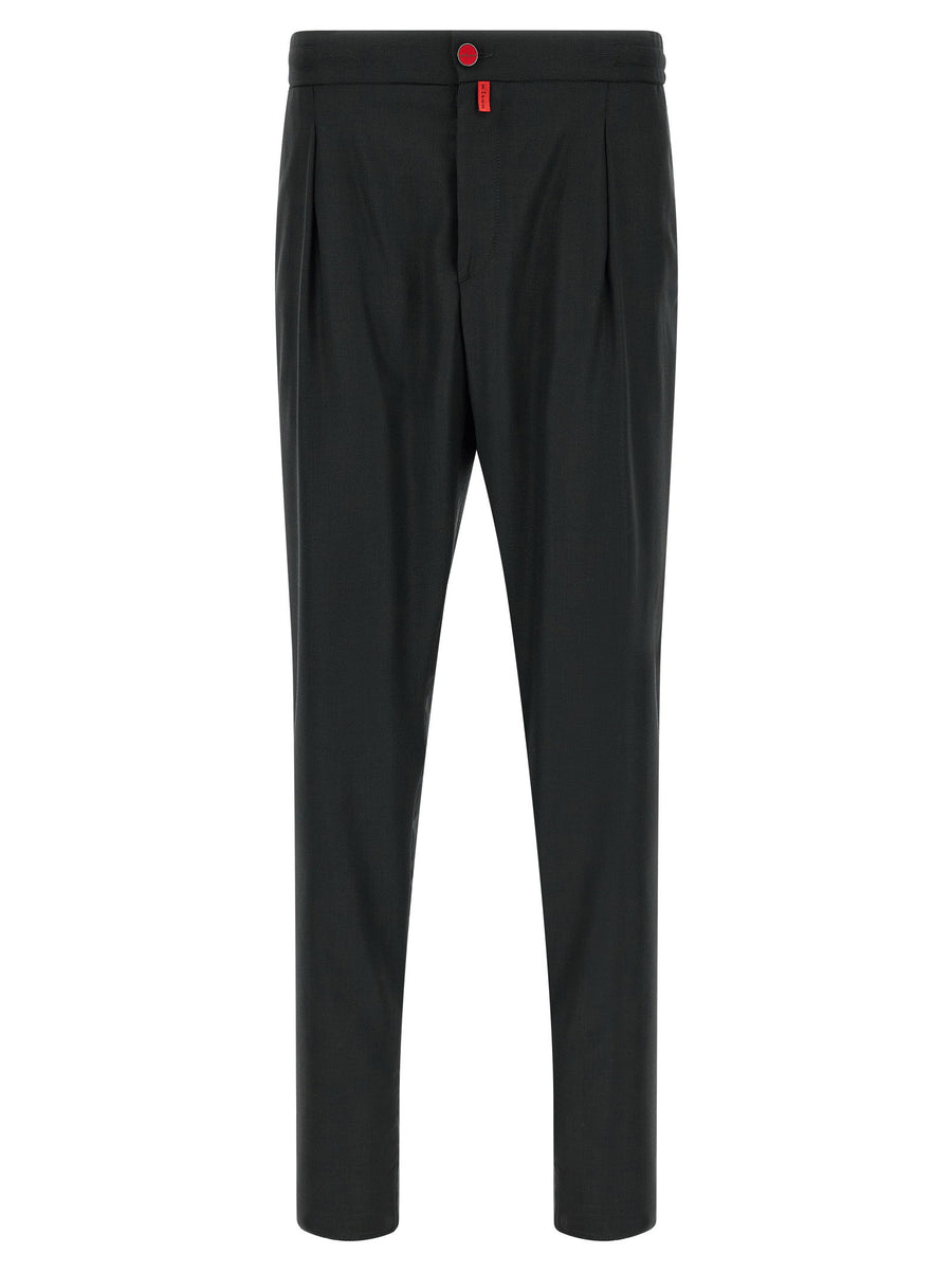 Kiton Red Button Pants