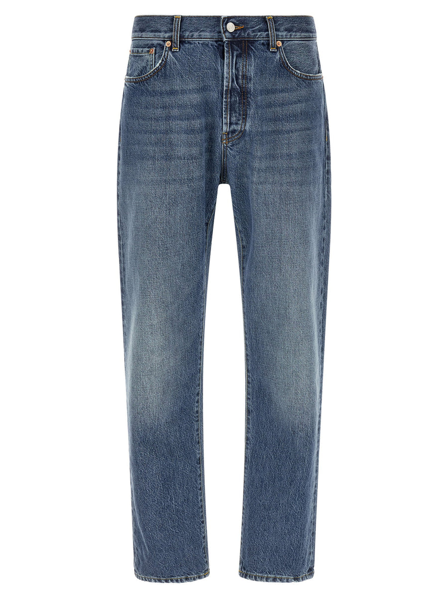 Department 5 Bowl Jeans Relaxed Fit 14oz 100 Percent Cotton Blue Wash