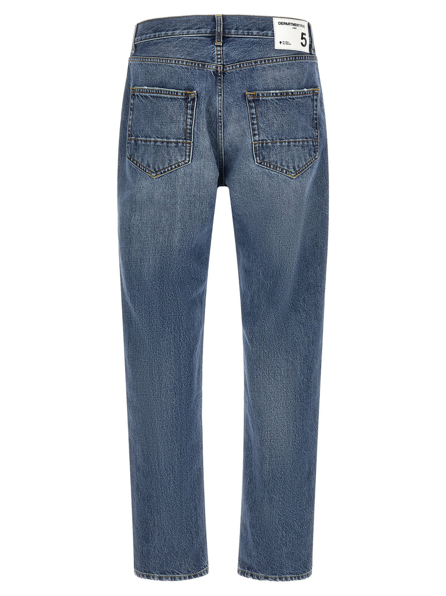Department 5 Bowl Jeans Relaxed Fit 14oz 100 Percent Cotton Blue Wash