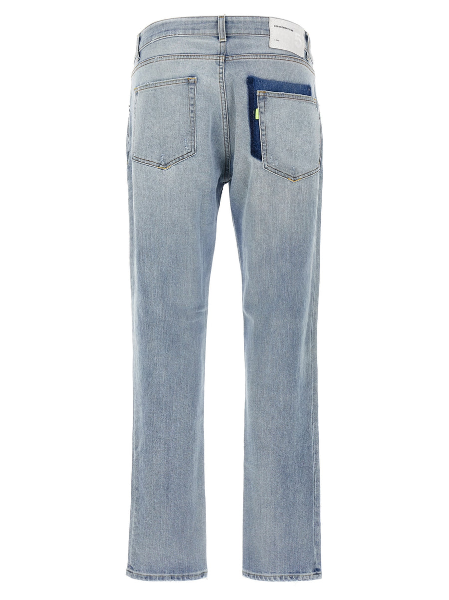 Department 5 Skeith Slim Fit Jeans For Men Stonewashed Denim With Premium Comfort True To Size