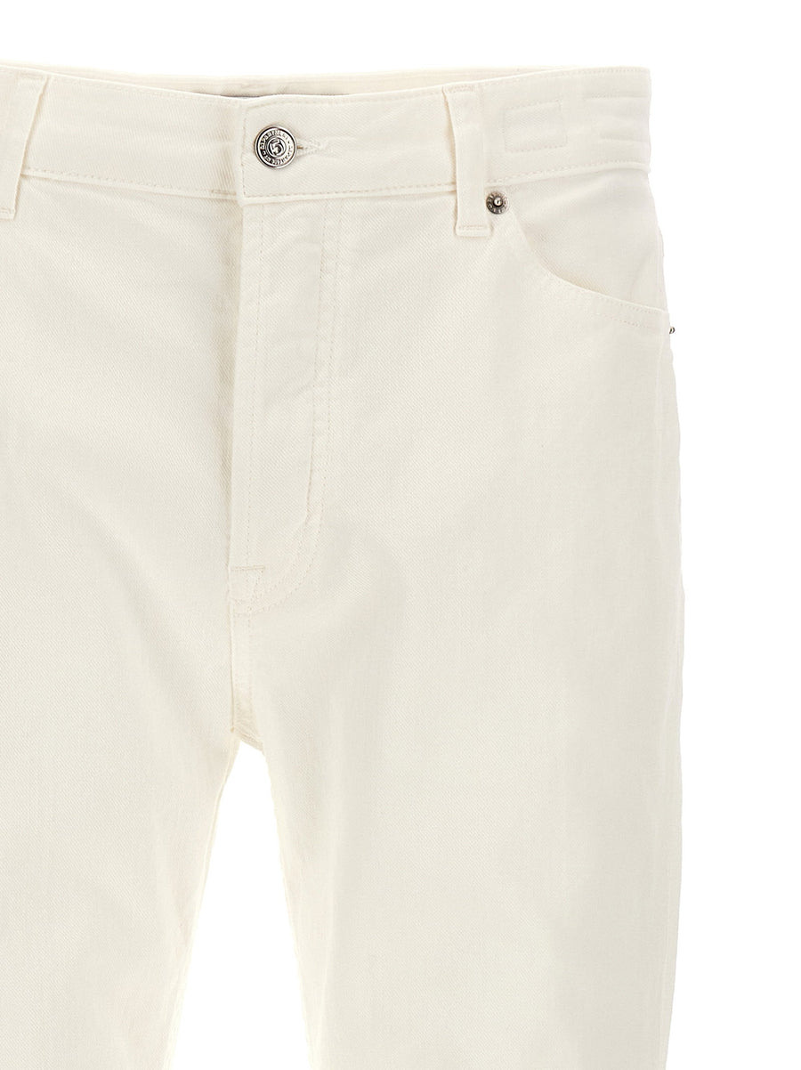 Department 5 Drake Jeans White Stretch Cotton For Men