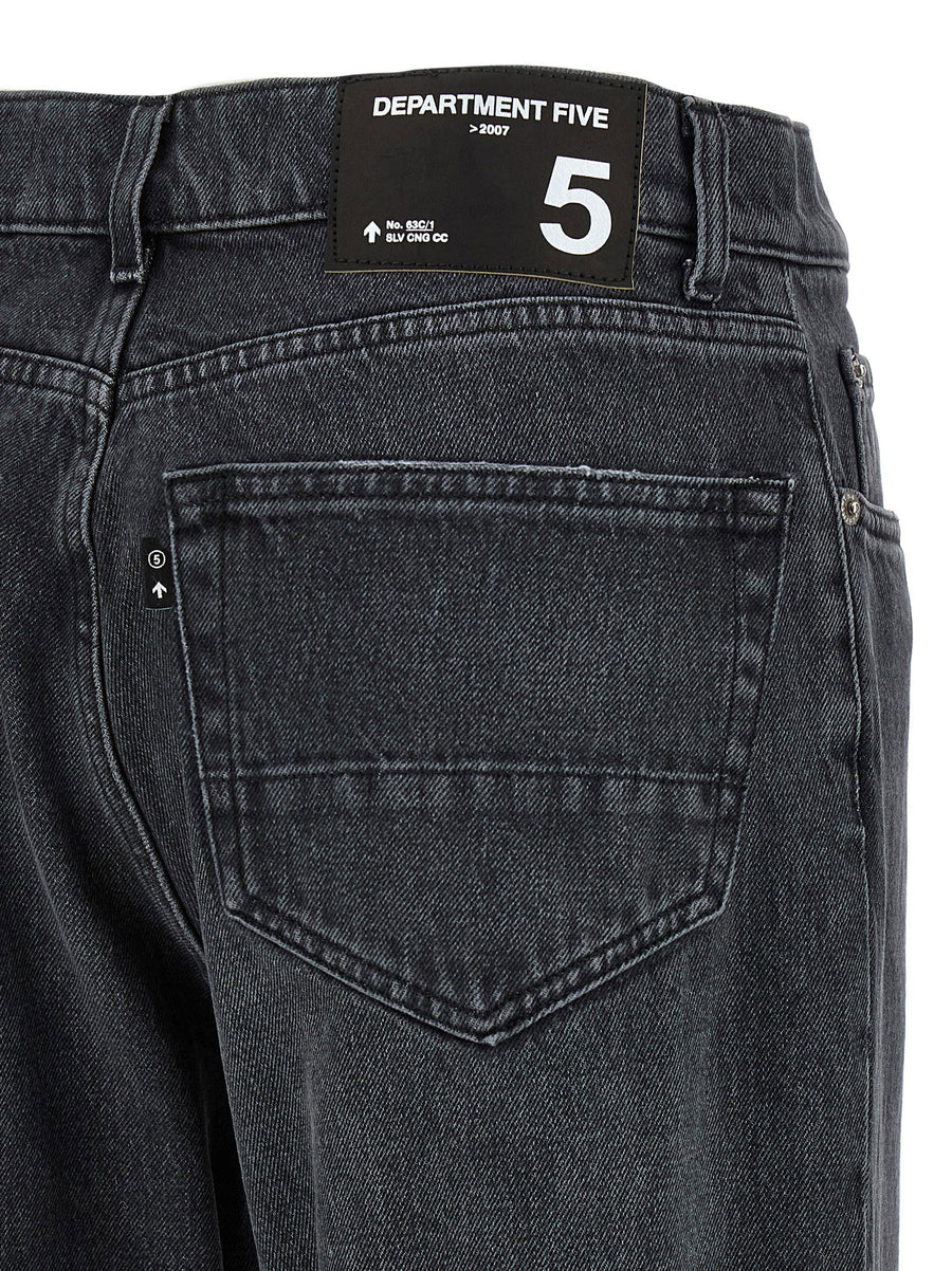 Department 5 Musso Jeans Gray Hundred Percent Cotton True to Size for Men Everyday Classic Denim