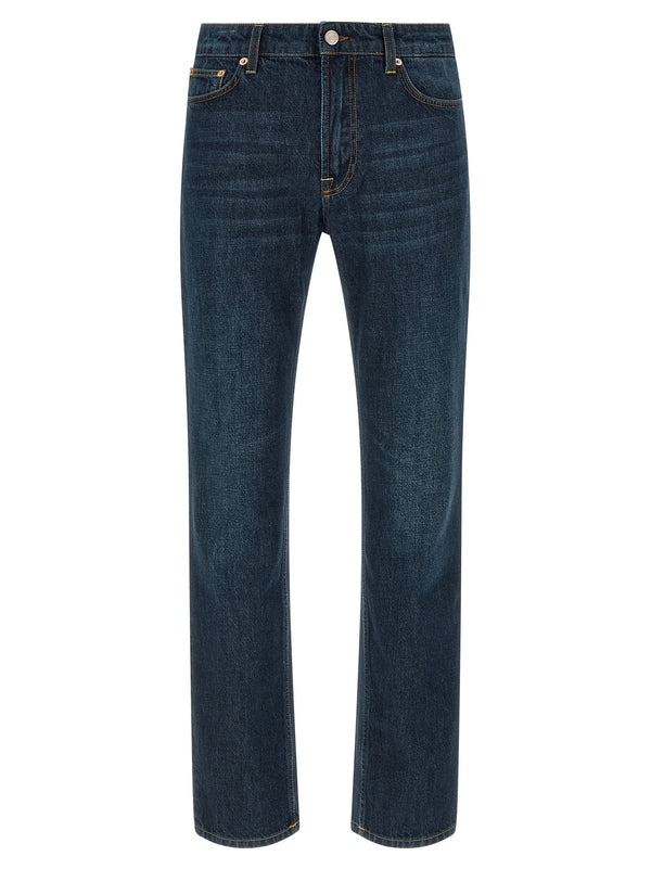 Department 5 Stones Jeans Stone Washed 100 Percent Cotton Straight Leg Mens