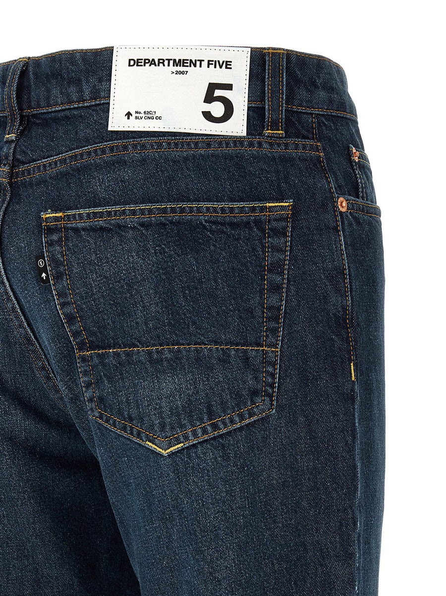 Department 5 Stones Jeans Stone Washed 100 Percent Cotton Straight Leg Mens