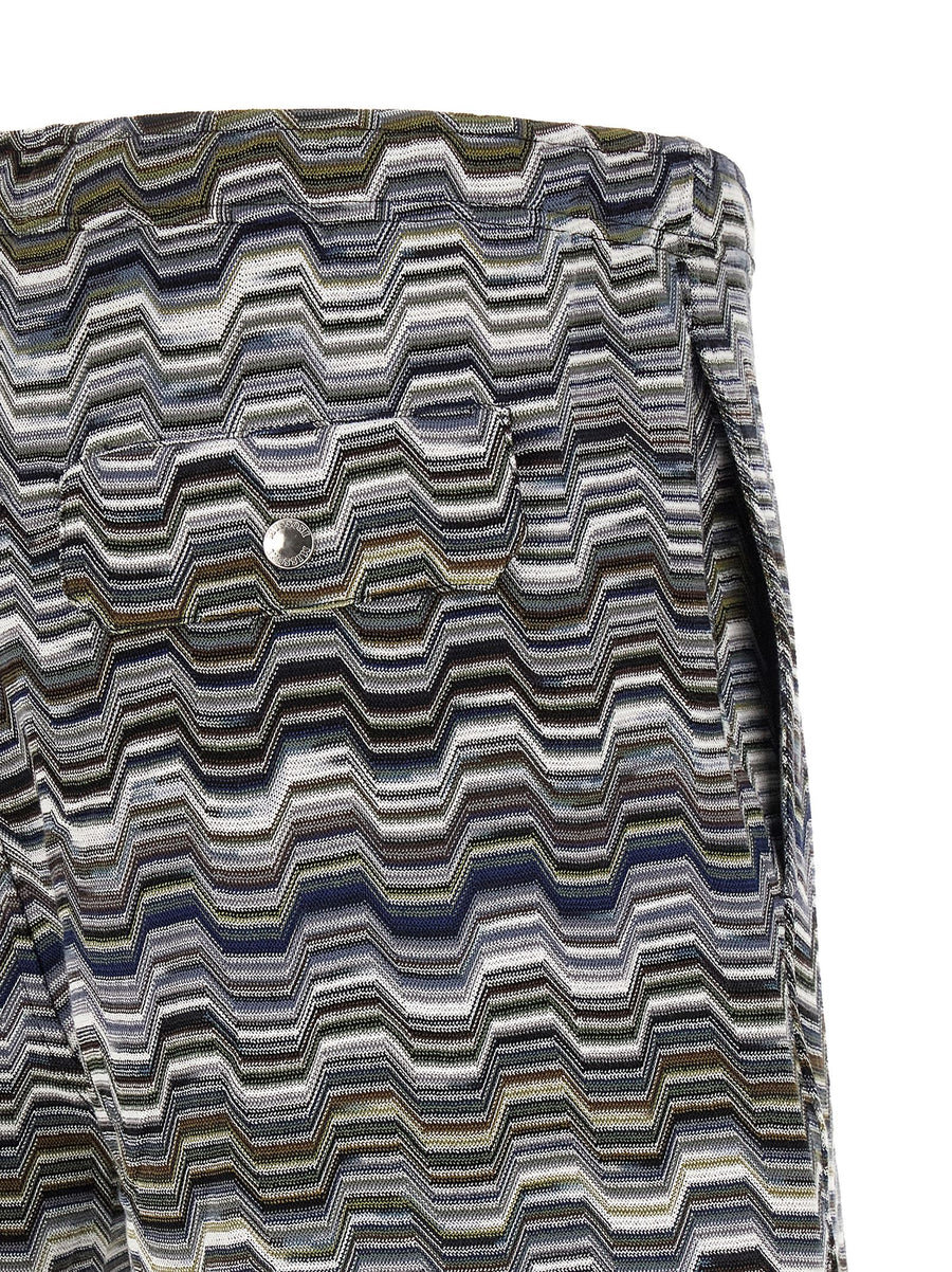 Missoni Irregular Zigzag Bermuda Shorts