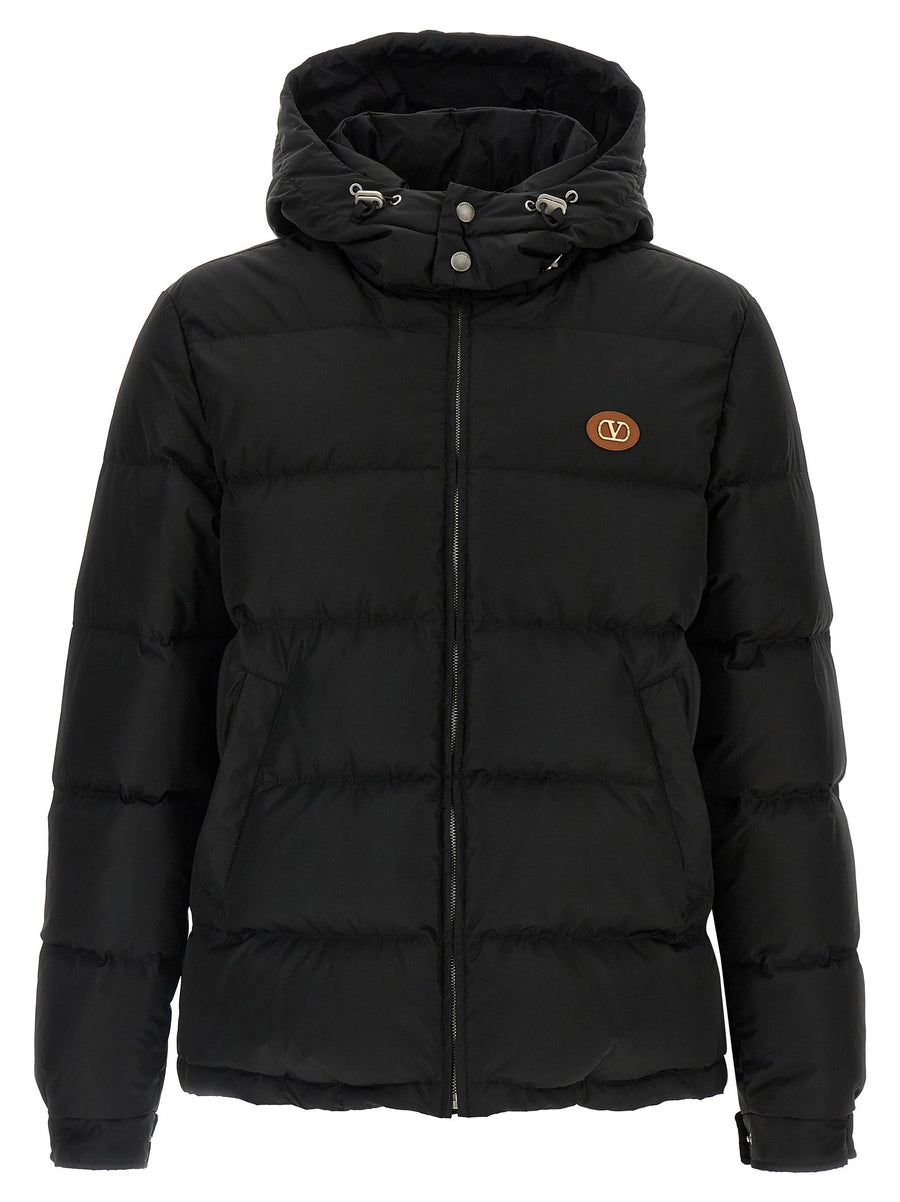 Valentino Garavani VLogo Signature Down Jacket For Women Luxury Warmth Padded Outerwear