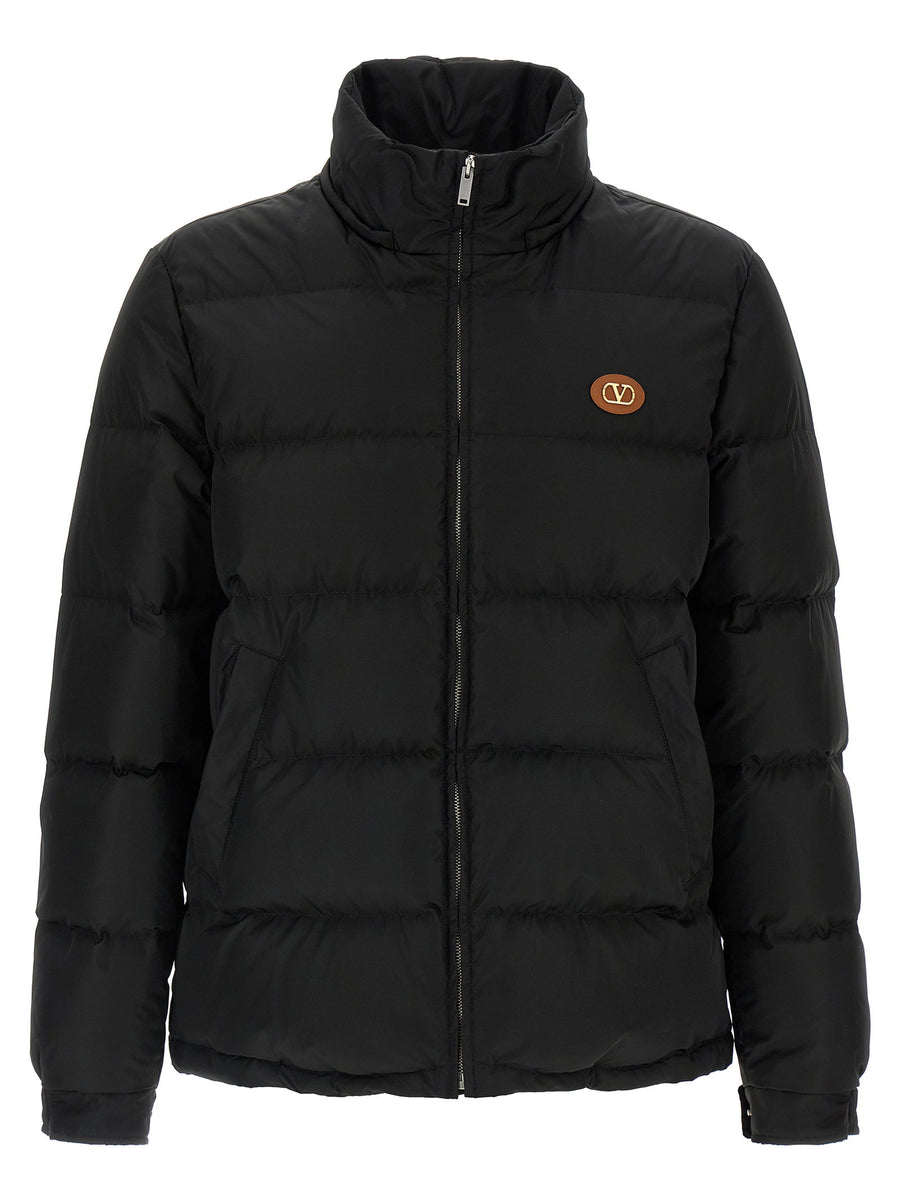 Valentino Garavani VLogo Signature Down Jacket For Women Luxury Warmth Padded Outerwear