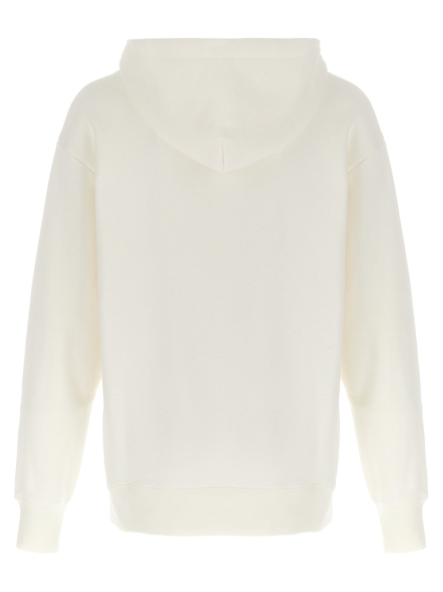 Valentino Garavani Hoodie Oversized White Cotton Men