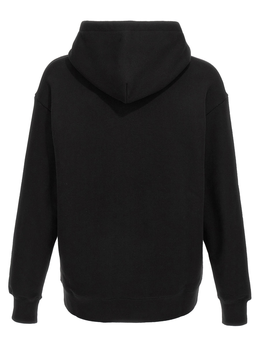 Valentino Garavani Hoodie Luxurious Brushed Cotton For Men With Cat Print And Relaxed Fit