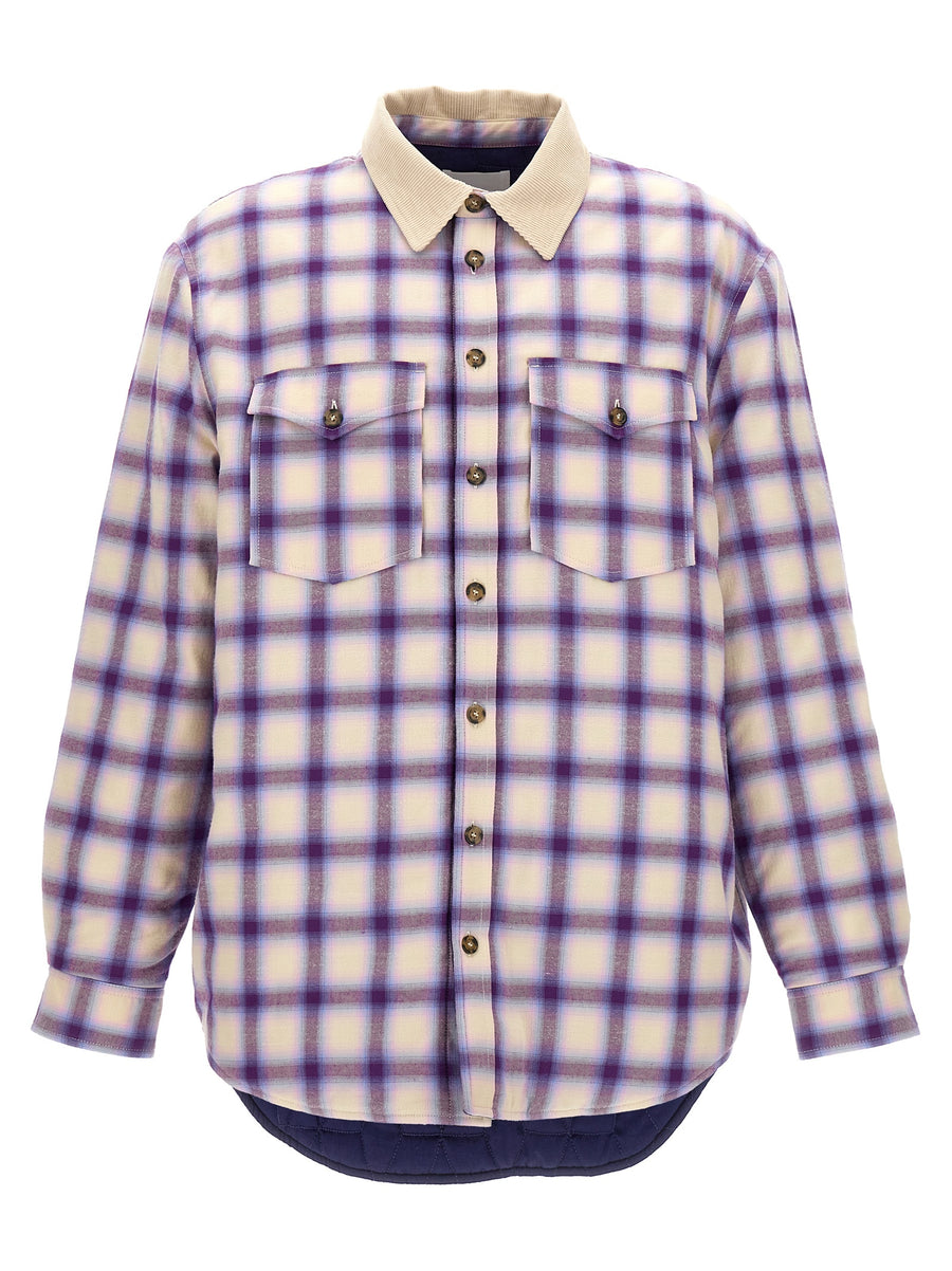 Marant Steeve Jacket For Men Multicolor Corduroy Collar