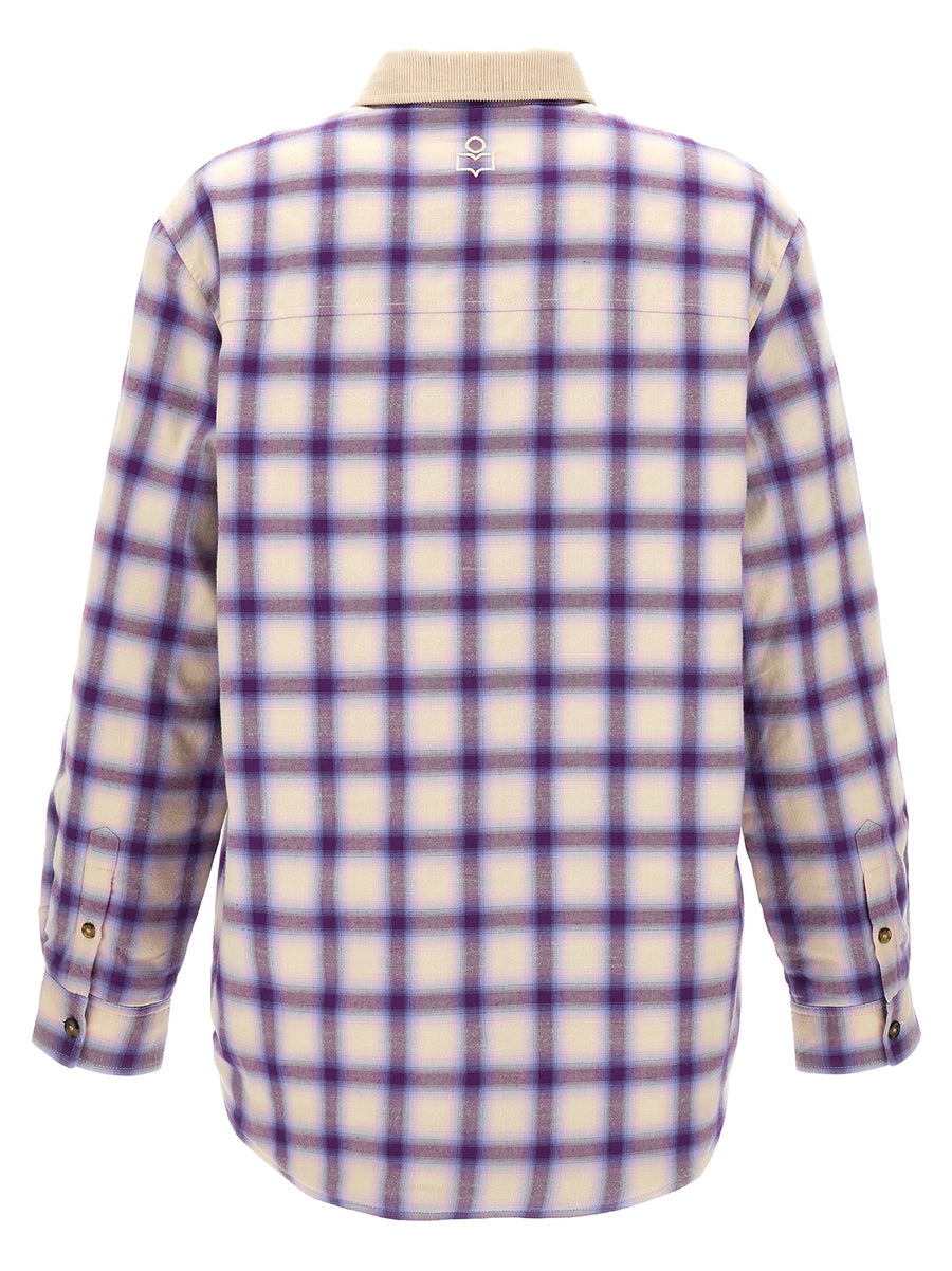 Marant Steeve Jacket For Men Multicolor Corduroy Collar