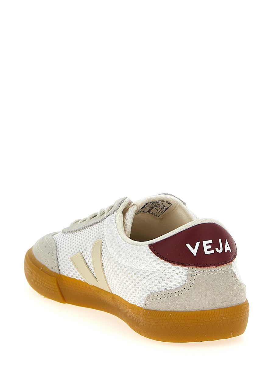 Veja Volley Sneakers For Men Sustainable Red Highlight Recycled Materials Urban Everyday Style