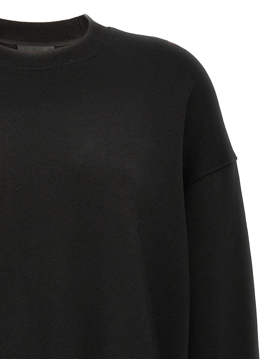Wardrobe.NYC Rhw Sweatshirt for Women Brushed Cotton Crewneck Black True to Size