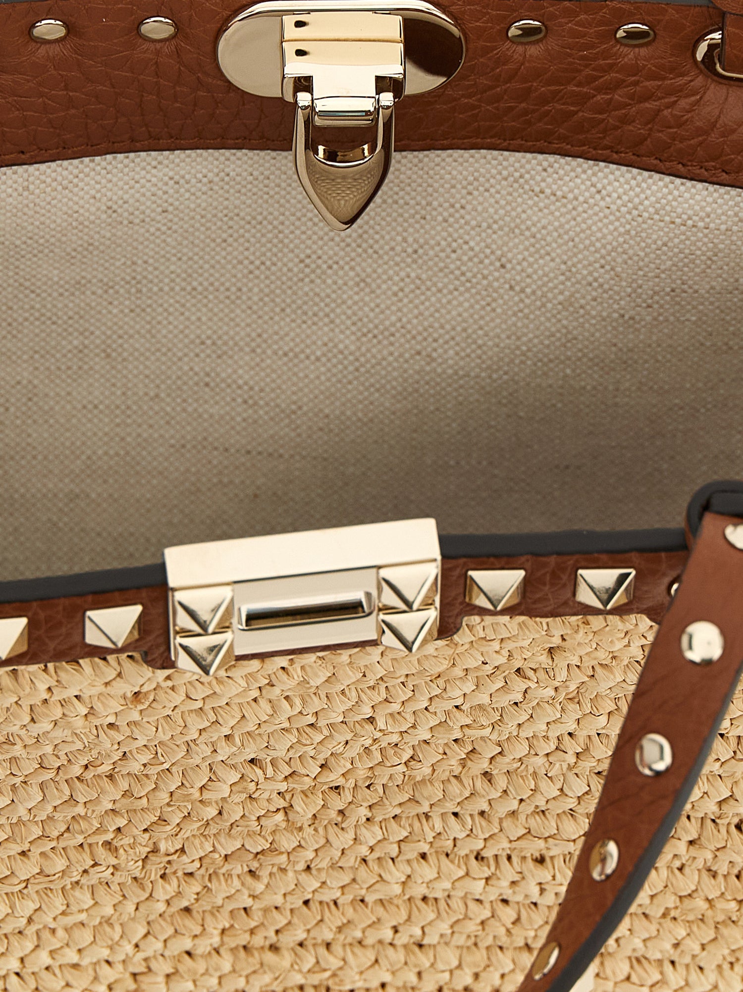 Valentino Garavani Rockstud Small Shopping Bag