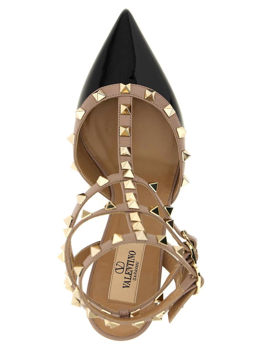 Valentino Garavani Rockstud Pumps for Women with Luxurious Multicolor Patent Leather and Adjustable Straps