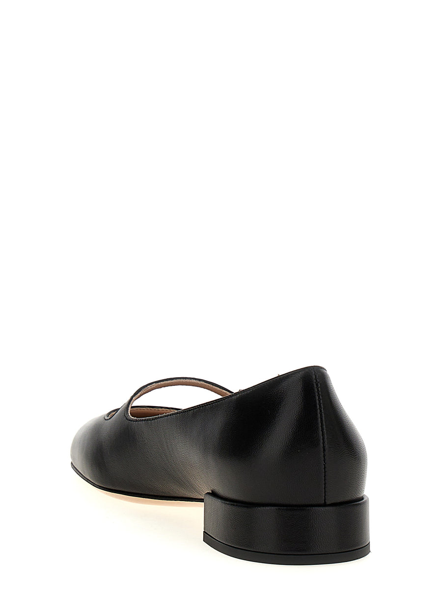 Valentino Garavani Luxurious Preshoes Ballet Flats For Women With Maxi Jewel Strap And 2 Cm Heel