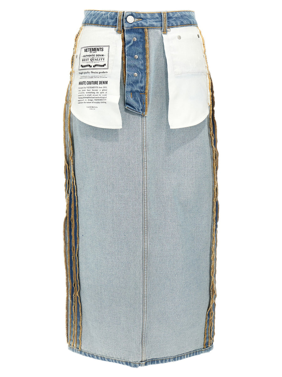 Vetements Inside-out Skirt