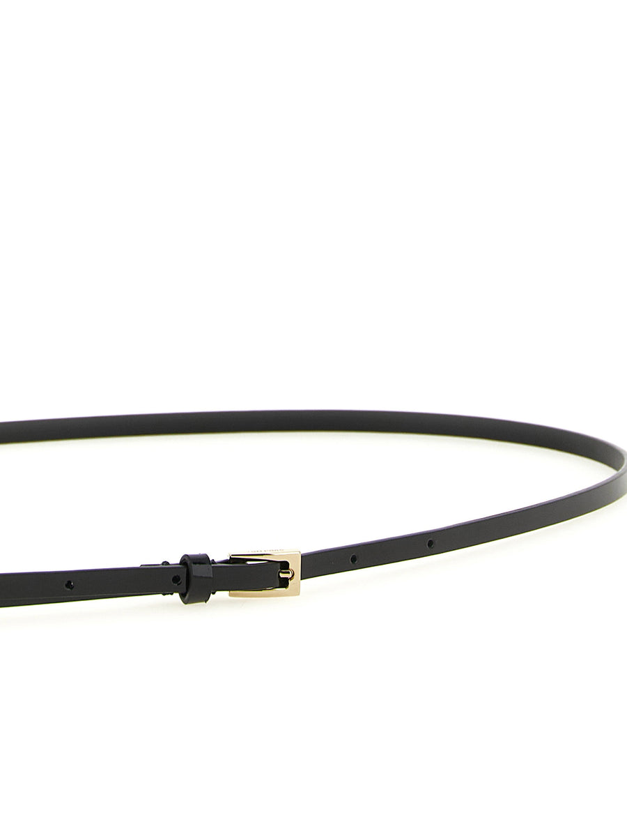 Tom Ford Patent Belt For Women Luxury Calfskin Leather With Glossy Patent Finish And Metal Buckle