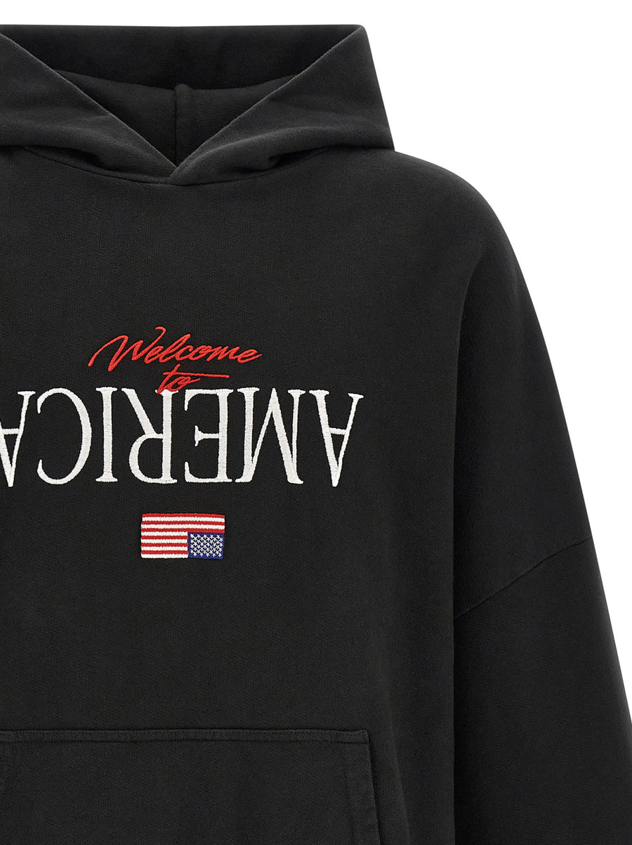 Willy Chavarria Welcome To America-hooligan Hoodie