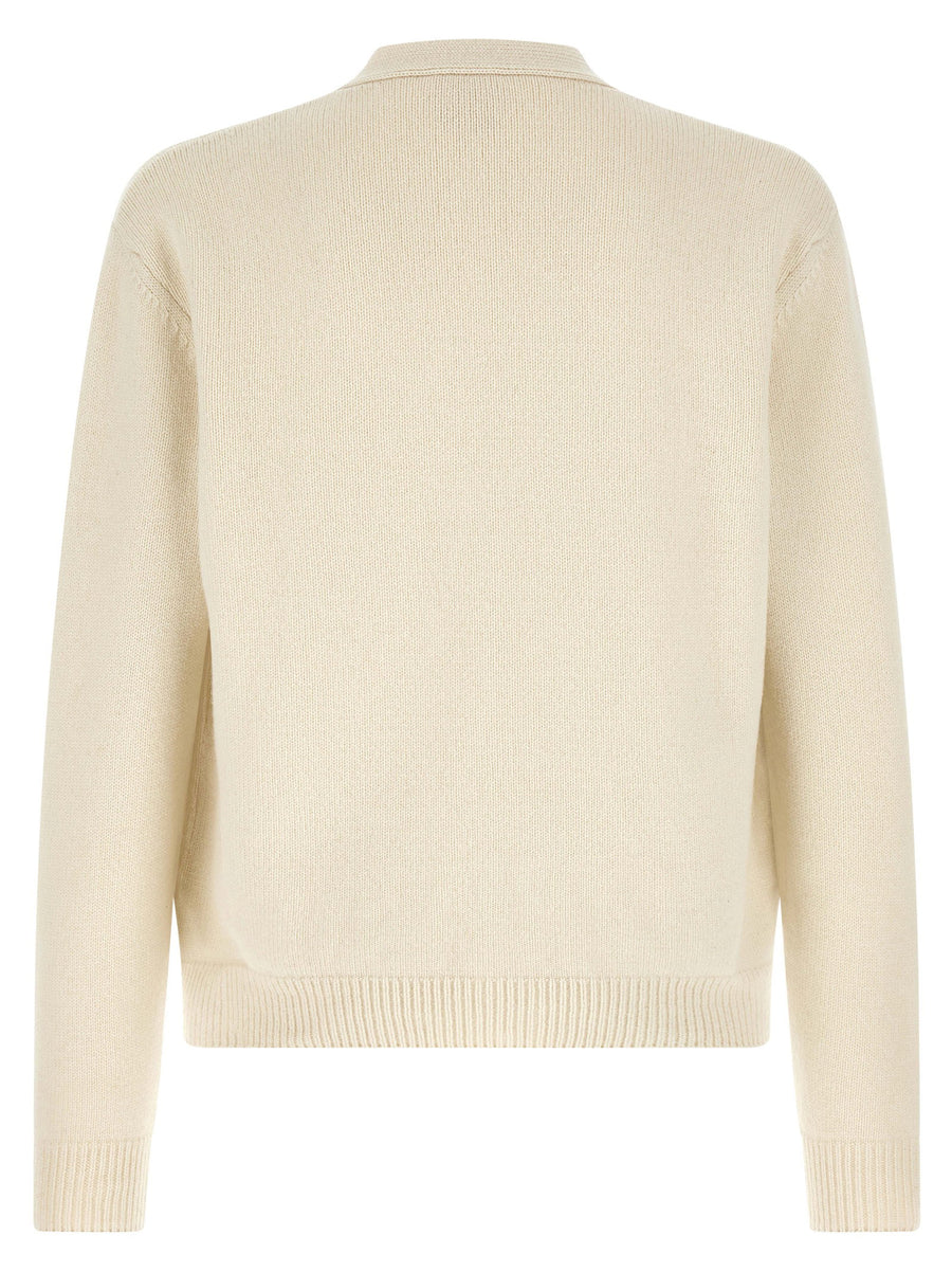 APC Kevin Wool Cardigan V Neck Pointelle Regular Fit Men Fall Winter 2026 2027