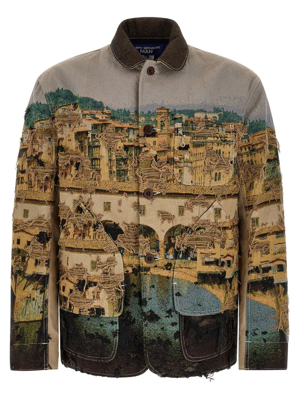 Junya Watanabe Jacquard Square Jacket