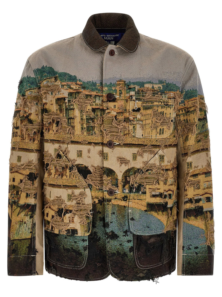 Junya Watanabe Jacquard Square Jacket