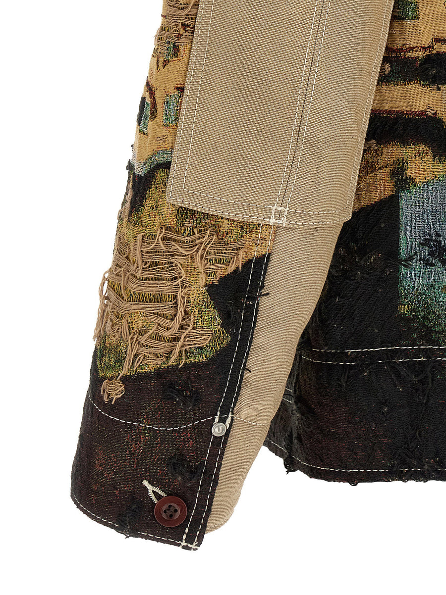 Junya Watanabe Jacquard Square Jacket