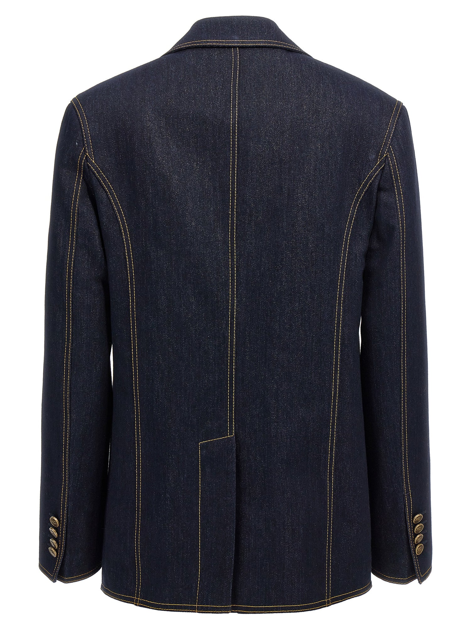 Etro Single-breasted Denim Blazer