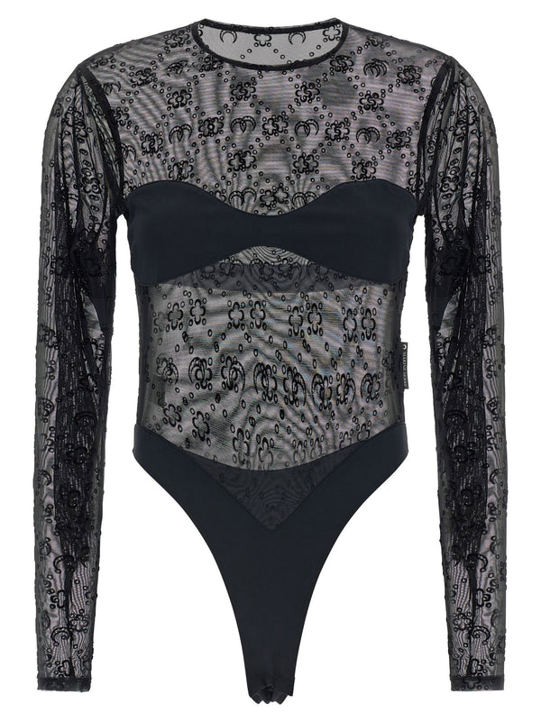 Marine Serre Moonogram Bodysuit