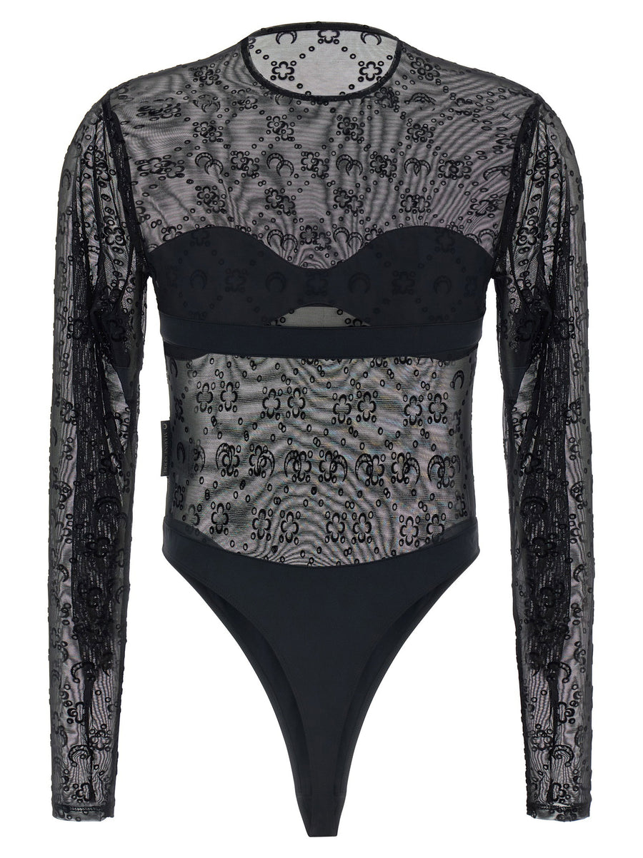 Marine Serre Moonogram Bodysuit